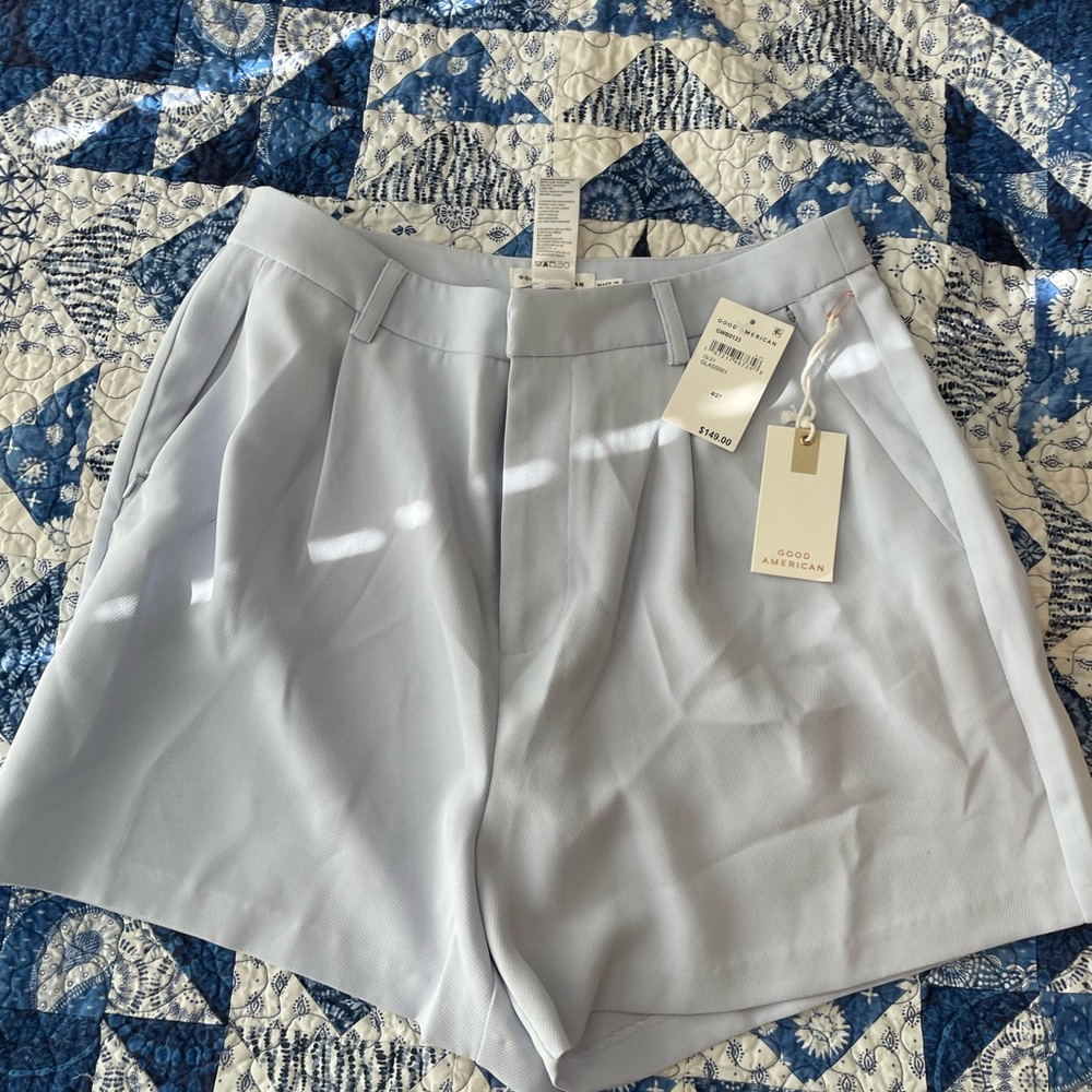 Good American Women's Light Blue Shorts